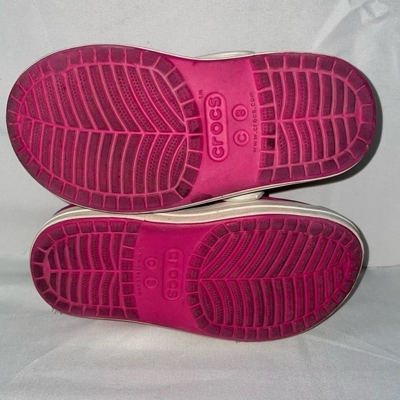 Crocs Kids Bump It Clogs Slip on Sandals Ribbed Cap Toe Perforated Water Shoes - Picture 5 of 6